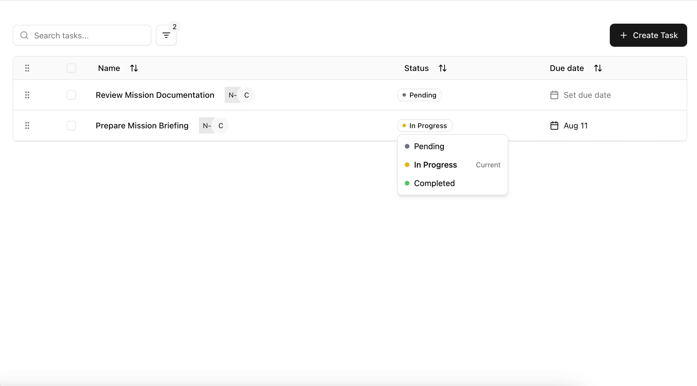 Set future tasks for yourself